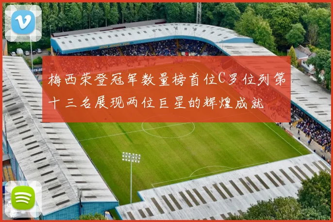 梅西荣登冠军数量榜首位C罗位列第十三名展现两位巨星的辉煌成就